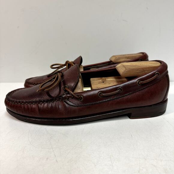 NEW HEELS Rancourt & Co. x Ralph Lauren Camp Loafer Moc Made in Maine, USA 9.5 - Picture 4 of 13